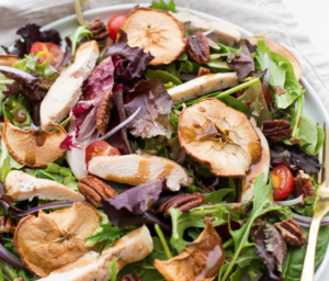 Whole30 Panera Fuji Apple Salad with Chicken