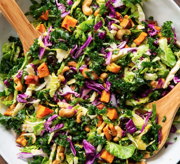 Rainbow Veggie Salad with Lemon Vinaigrette