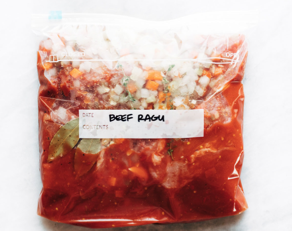 freezer meal beef ragu