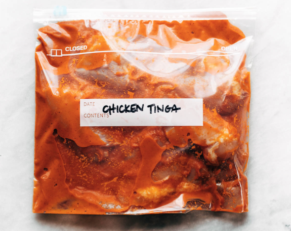 freezer meal chicken tinga