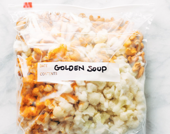 freezer meal golden soup