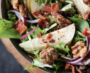 CANDIED WALNUT PEAR SALAD