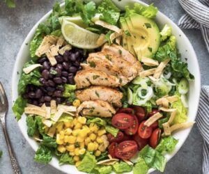 Santa Fe Chicken Salad with Tangy Lime Dressing