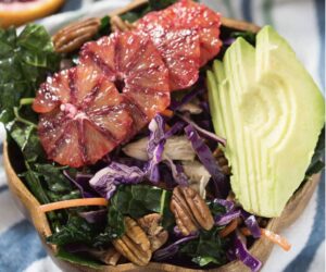 Winter Kale and Blood Orange Salad